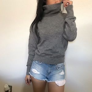 Brandy Melville Cassia grey knit turtleneck